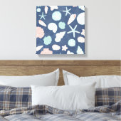 Toile motif de coquillages (Insitu(Chambre))