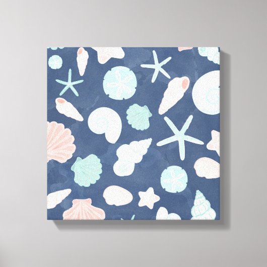 Toile motif de coquillages (Recto)