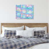 Toile Motif de couleur abstrait 1 (Insitu(Chambre))