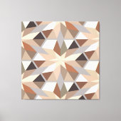Toile Motif de couleurs naturelles géométriques (Recto)