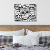 Toile Motif de crânes de sucre (Insitu(Chambre))