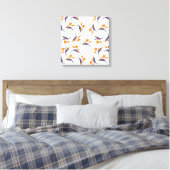 Toile Motif de fleur d'oiseau de paradis (Insitu(Chambre))