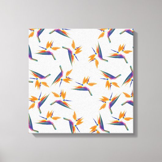 Toile Motif de fleur d'oiseau de paradis (Recto)