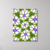 Toile Motif de fleurs blanches (Recto)