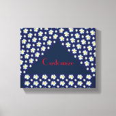 Toile Motif de fleurs blanches Thunder_Cove (Recto)