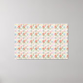 Toile Motif de fleurs d'aquarelle moderne (Recto)