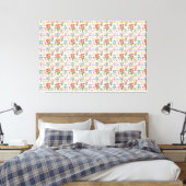 Toile Motif de fleurs d'aquarelle moderne (Insitu(Chambre))