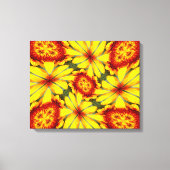 Toile Motif de fleurs d'or (Recto)