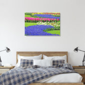 Toile Motif de fleurs Hyacinth et Tulip à Keukenhof (Insitu(Chambre))