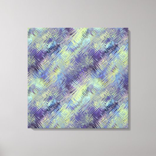 Toile Motif de fluides bleu tanzanite (Recto)