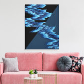 Toile Motif de flux des rivières (Insitu(Salon))