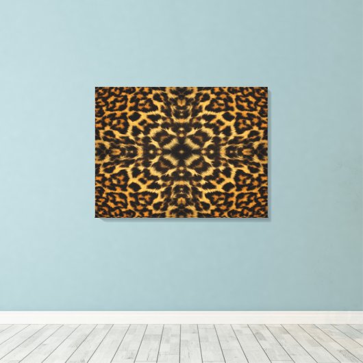 Toile Motif de fourrure Leopard (Insitu (Plancher de Bois))