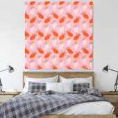 Toile Motif de fruits de caniche rose blanc (Insitu(Chambre))