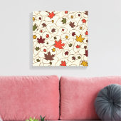 Toile Motif de la feuille d'érable à boudin (Insitu(Salon))
