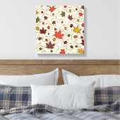 Toile Motif de la feuille d'érable à boudin (Insitu(Chambre))