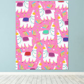 Toile Motif de lama mignon (Insitu (Plancher de Bois))