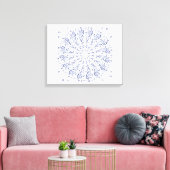 Toile Motif de mandala bleu (Insitu(Salon))