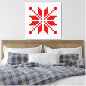 Toile Motif de Noël des flocs de neige de Noël (Insitu(Chambre))