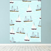 Toile Motif de pêche nautique (Insitu (Plancher de Bois))