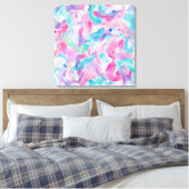 Toile Motif de ruban abstrait pastel (Insitu(Chambre))