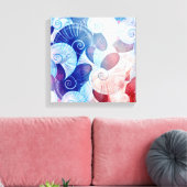 Toile Motif de scène de coquillages (Insitu(Salon))