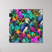 Toile Motif de surface sans couture Jungle Dreams de l'A (Recto)