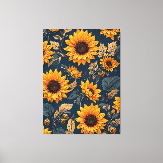 Toile Motif de tournesol Majestic Art (Recto)
