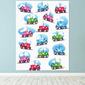 Toile Motif de tracteur (Insitu (Plancher de Bois))