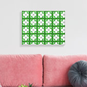 Toile Motif de trèfle vert (Insitu(Salon))