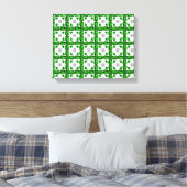 Toile Motif de trèfle vert (Insitu(Chambre))