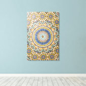 Toile Motif de tuiles géométriques, Maroc (Insitu (Plancher de Bois))