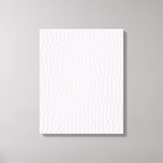 Toile Motif de Turing rose et blanc (Recto)