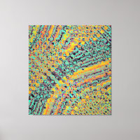 Motif de vague de physique quantique coloré
