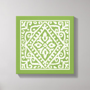 Toile Motif de vert d'Amadora
