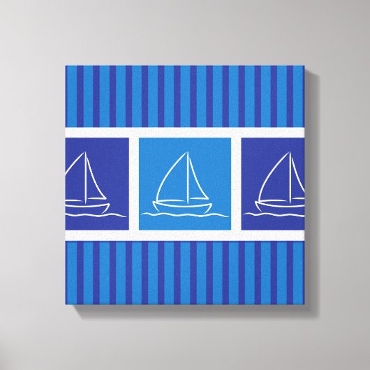 Toile Motif de yacht (Recto)