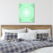 Toile Motif des cercles verts de printemps (Insitu(Chambre))