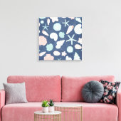 Toile motif des coquillages (Insitu(Salon))