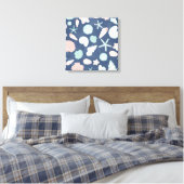 Toile motif des coquillages (Insitu(Chambre))