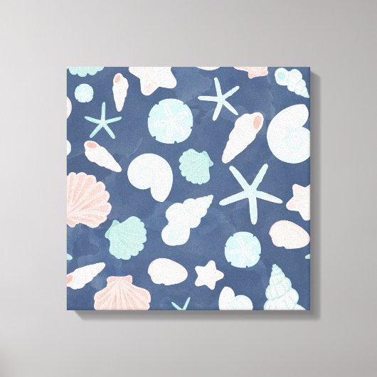 Toile motif des coquillages (Recto)