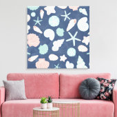 Toile motif des coquillages (Insitu(Salon))