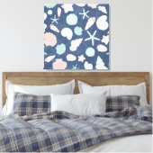 Toile motif des coquillages (Insitu(Chambre))