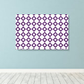 Toile Motif diamant blanc et violet (Insitu (Plancher de Bois))