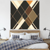 Toile Motif Diamant Classique (Insitu(Chambre))