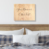 Toile Motif en bois brut moderne rustique imprimé (Insitu(Chambre))