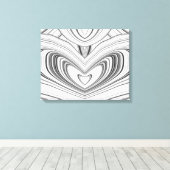 Toile Motif en marbre Abstrait gris blanc (Insitu (Plancher de Bois))