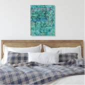 Toile Motif Ethno Abstrait - Folklore Art 2 (Insitu(Chambre))