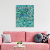 Toile Motif Ethno Abstrait - Folklore Art 2 (Insitu(Salon))