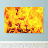 Toile Motif Feu Et Flames (Insitu (Plancher de Bois))