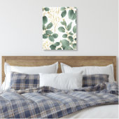 Toile Motif Feuille de l'Eucalyptus (Insitu(Chambre))