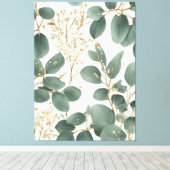 Toile Motif Feuille de l'Eucalyptus (Insitu (Plancher de Bois))